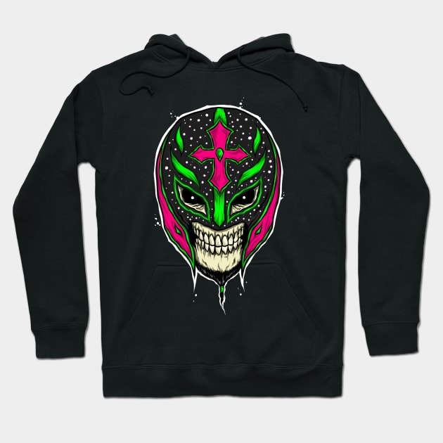 Skull Rey Mysterio Hoodie by lockdownmnl09